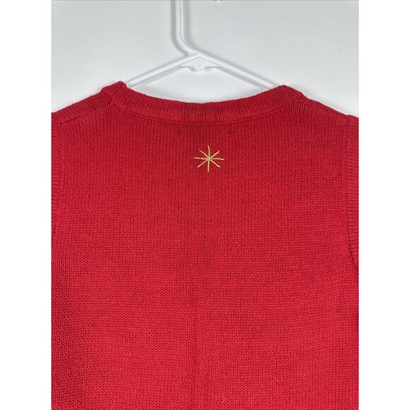 All Points By Reference Point Scottie Dog Christmas Vest Red Size Large RARE - Picture 4 of 7